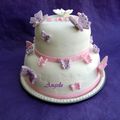 Gâteau 3D papillons - butterflies cake
