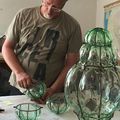 Commande en cours des lanternes en verre de Murano...