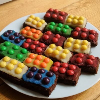 Gâteaux d'anniversaire Lego + méduse (véganes)