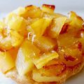 TARTELETTES A L'ANANAS FACON TATIN