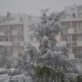 quelques photos de Cannes sous la neige le 11 février ...