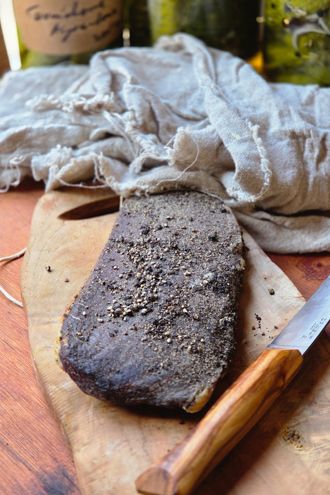 Canard séché et fumé au kamado - @GregCookAndRoll - www.cookandroll.eu