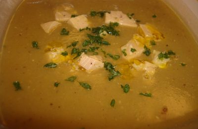 ...Chestnut soup... (Nigella christmas)
