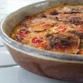 Clafoutis aux tomates cerises et au chèvre 