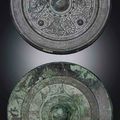 Two bronze circular mirrors, Eastern Han dynasty (25-220)
