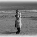 ...Louise sur la plage des Sables d'Olonne... 