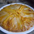 Tatin d'endives au caramel de fruits de la passion