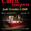 Jeudi 13 octobre, CATCH-IMPRO au Trente-Quatre!