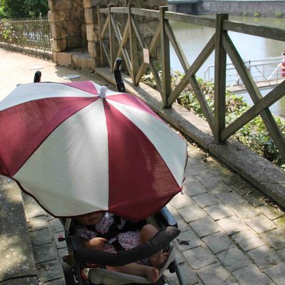 Aujourd'hui lors de la promenade, ma fille Tosca