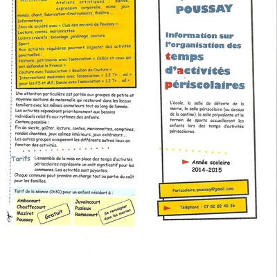 Organisation des TAP