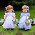 Les petites filles modèle : des robes pour Camille et Madeleine + anecdote
