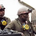 Première grève des mineurs du Donbass sous le gouvernement Maïdan.