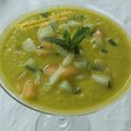 Minestrone glacé concombre-melon*