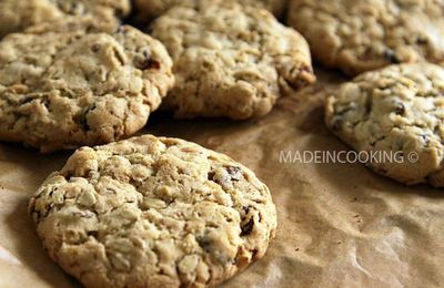 Biscuits aux flocons d'avoine et aux raisins secs