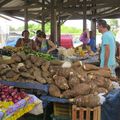 Petite visite au marché de Cayenne, riche en