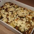 Gratin courgettes, viande hachée et feta