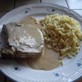 CÔTES DE PORC SAUCE MOUTARDE