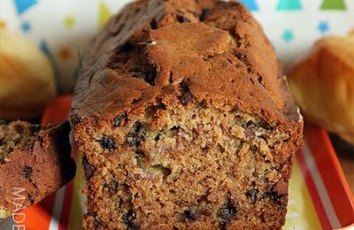 Banana bread aux pépites de chocolat