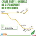 Déploiement prévisionnel du Francilien : gare de l'est - Meaux