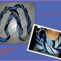 Snood bleu 