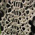 Crochet japonais, écharpe printanière