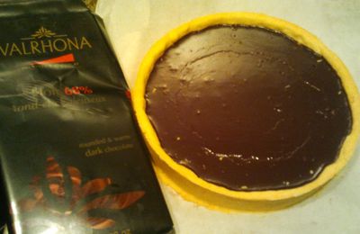 Chocolat Valrhona - Recette n°1 : Tarte au chocolat de Frédéric Anton