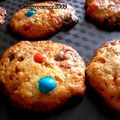 Cookies au M&M's et bonbons qui crépitent