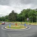 Rond-point à Ardres