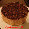 Entremet chocolat banane crumble carambar 