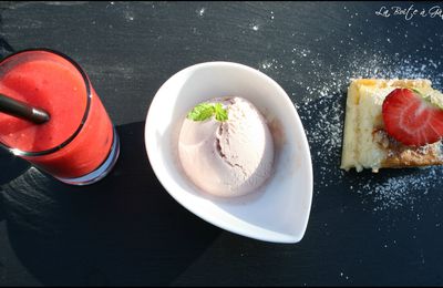 Trio de desserts à la fraise