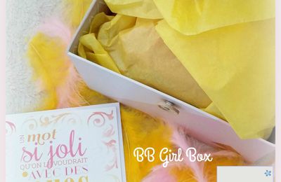 Ma BB Girl Box pour la naissance de Camille...