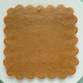 "gâteau petit-beurre" moelleux hyperproteiné (sans oeufs) et son coulis petit-beurre chocolat