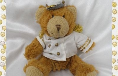 Peluche Doudou Ours Colin Le Capitaine Marin The Teddy Bear Collection