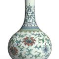 A doucai 'lotus' vase, Qing dynasty, 18th century