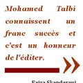 Mika Ben Miled : « Cérès n’est pas le principal éditeur du Pr Talbi et … il n’y a aucun boycott de ses livres ! »