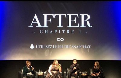 Les acteurs du film After à l'avant-première à Paris