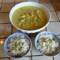 POULET CURRY AU LAIT DE COCO