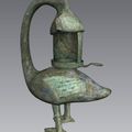Wild Good and Fish Bronze Lamp, Western Han Dynasty (206 BC-9 AD)