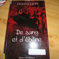 Donna Leon De sang et d'ébéne 