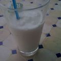 Milk shake yaourt, banane, miel