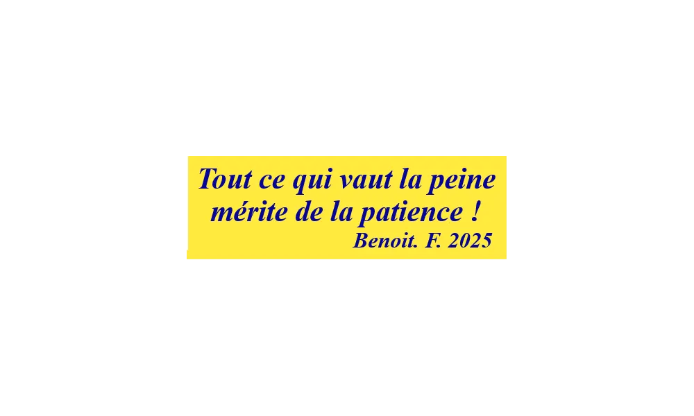 À méditer