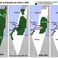 Terriroire Palestinien - Terres de Palestine occupée - Carte - Jérusalem capitale de ?   - 