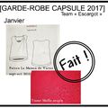 Premier défi [GARDE-ROBE CAPSULE 2017]