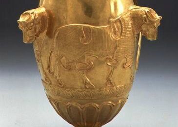 Gold cups from Marlik, Northern Iran, ca. 1000 BC