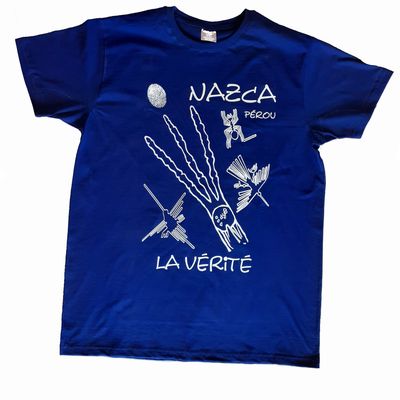 Tee Shirt NAZCA - La Vérité en bleu