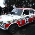 rally monte-carlo historique 2016 N°34 simca 1100 N° 34  & deco  IDEM M.C. de 1972 avec B Fiorentino