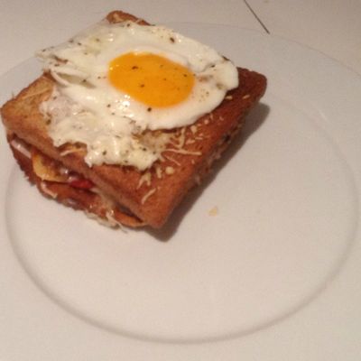 Croque-Madame allégé