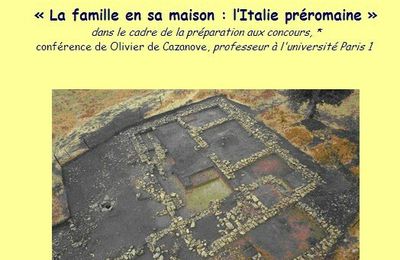 La famille en sa maison : Italie pré-romaine