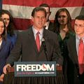 Rick Santorum a abandonné la course à la nomination Républicaine aujourd'hui