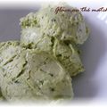 Ma glace au thé matcha, sans sorbetière, à base de mascarpone^^